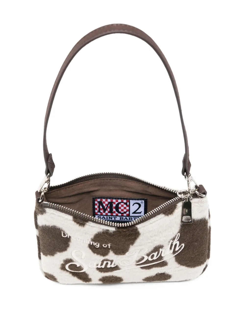 MC2 Saint Barth Kids Parisienne schoudertas Wit