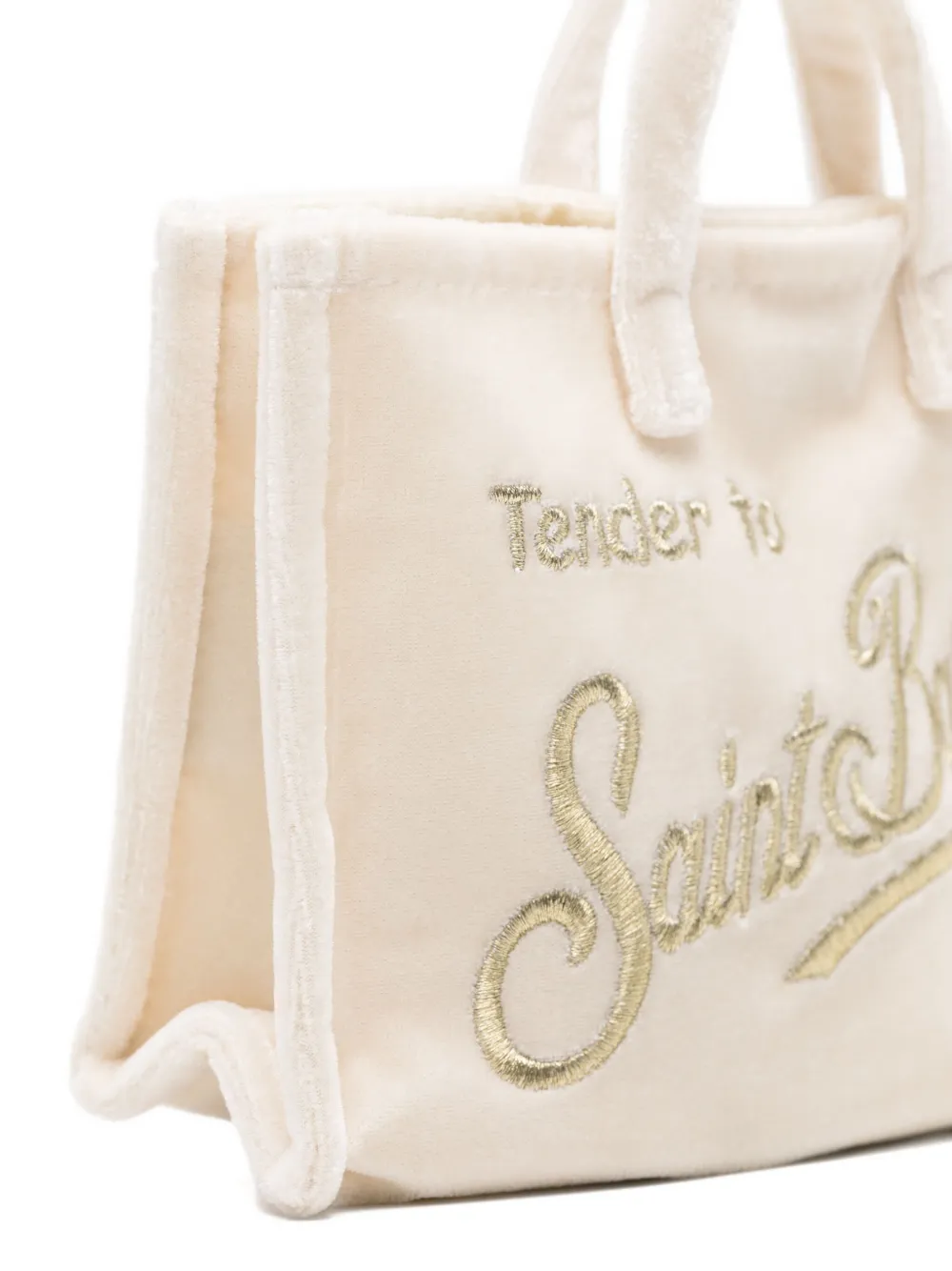 Mc2 Saint Barth Phone Tote Bag In White