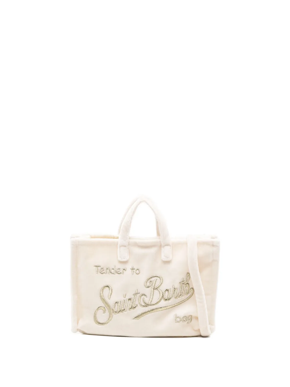 Mc2 Saint Barth Phone Tote Bag In White