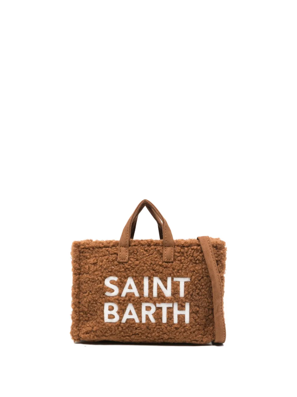 Mc2 Saint Barth Phone Tote Bag In Brown