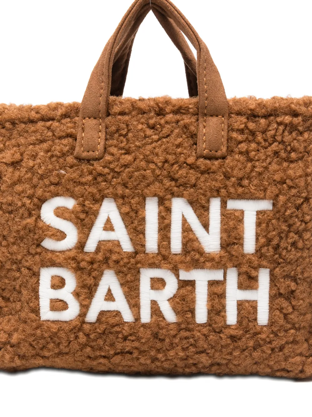 Mc2 Saint Barth Phone Tote Bag In Brown