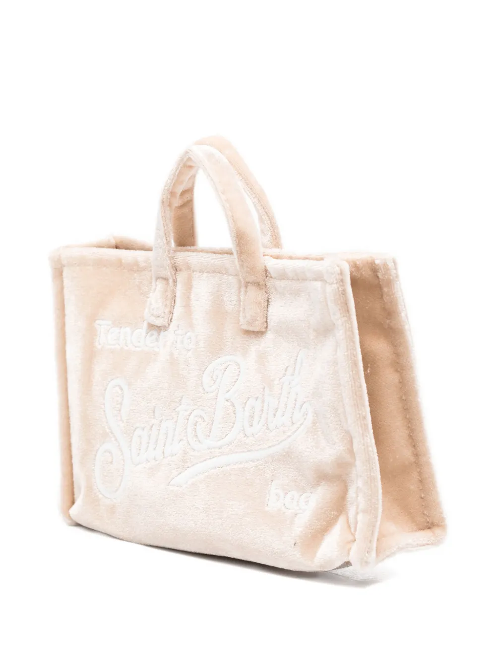 Mc2 Saint Barth Logo-embroidered Mini Bag In Pink