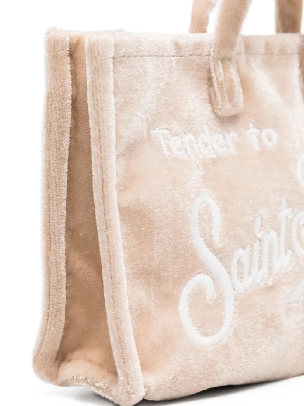 Mc2 Saint Barth Logo-embroidered Mini Bag In Pink