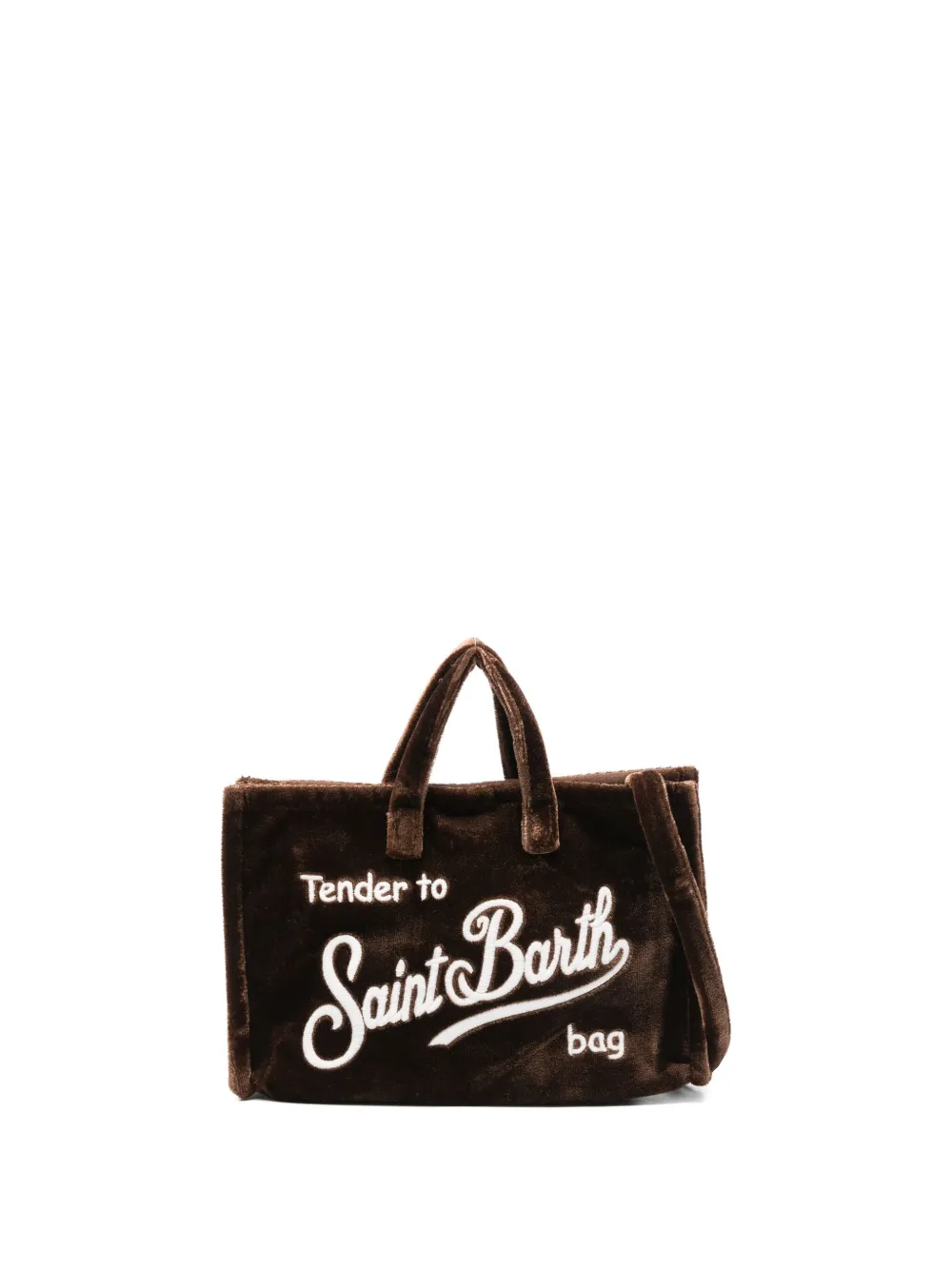 Mc2 Saint Barth Phone Tote Bag In Brown
