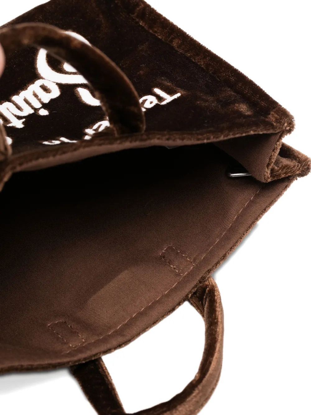 Mc2 Saint Barth Phone Tote Bag In Brown