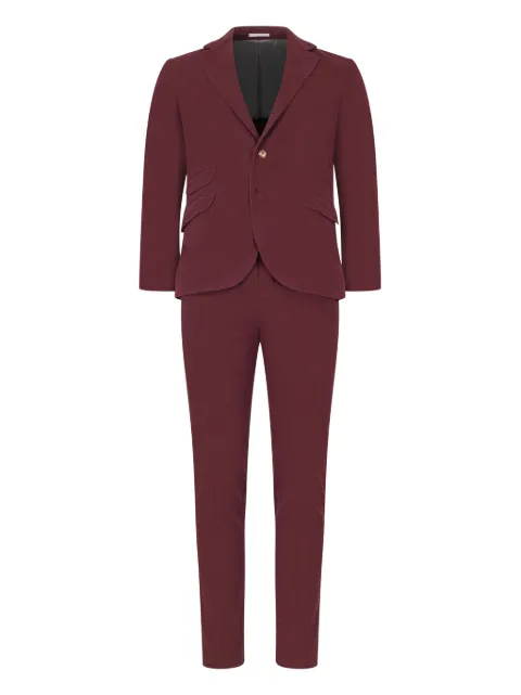 Brunello Cucinelli notched pleated suit
