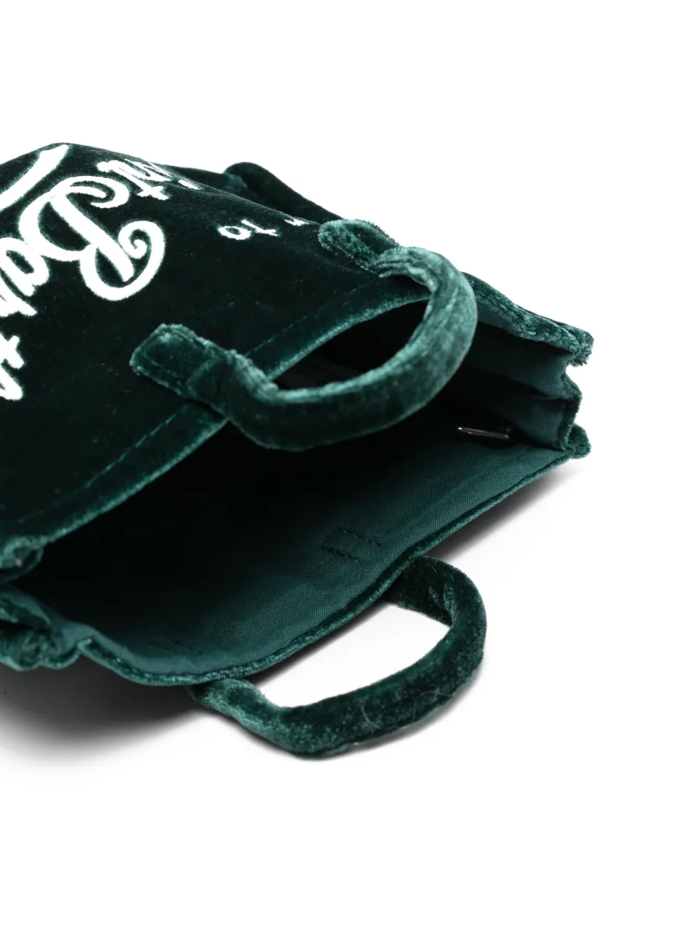 Mc2 Saint Barth Logo-embroidered Mini Bag In Green