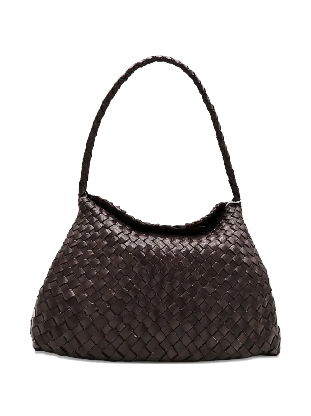 Dragon Diffusion Santa Maria Woven Shoulder Bag In Brown