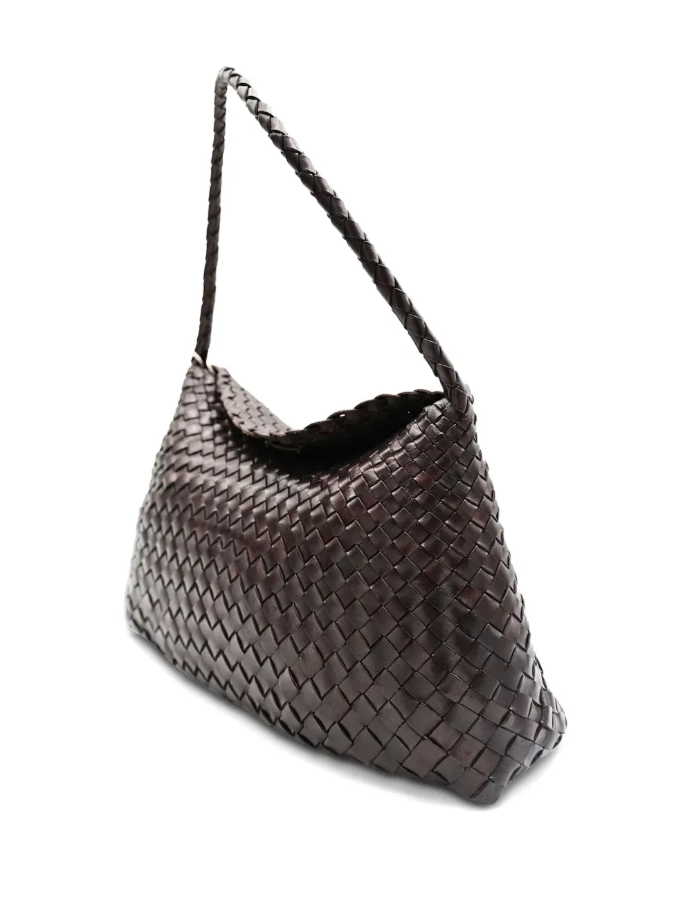 DRAGON DIFFUSION Santa Maria woven shoulder bag - Bruin