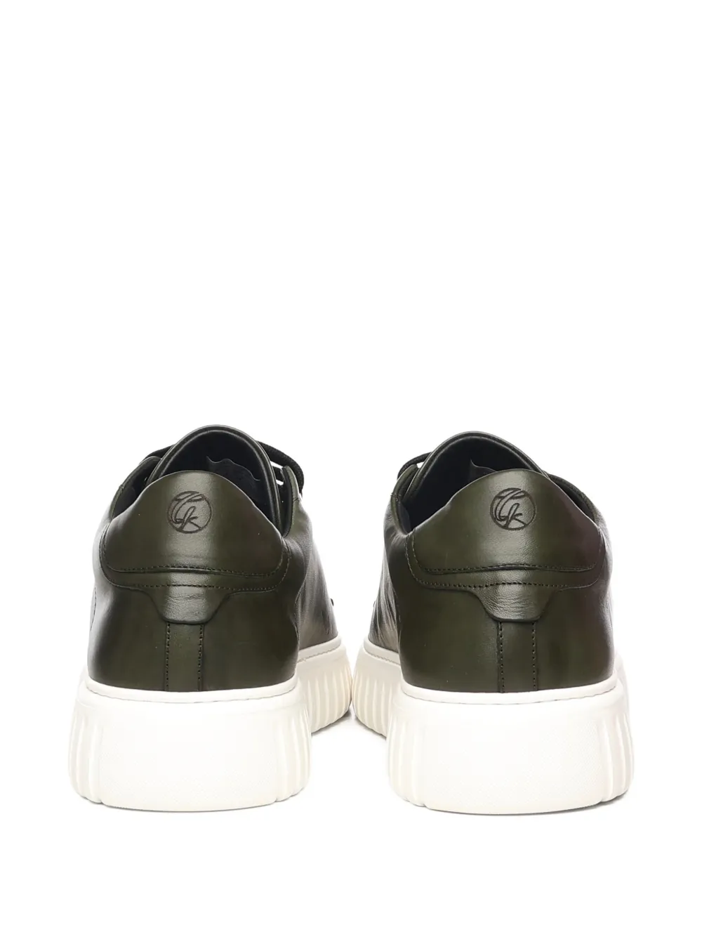 Giuliano Galiano Mars leren sneakers NAPPAMILITARI