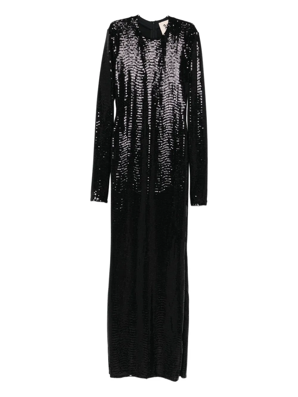 Aniye By Sequinned Long-sleeve Dress In Black
