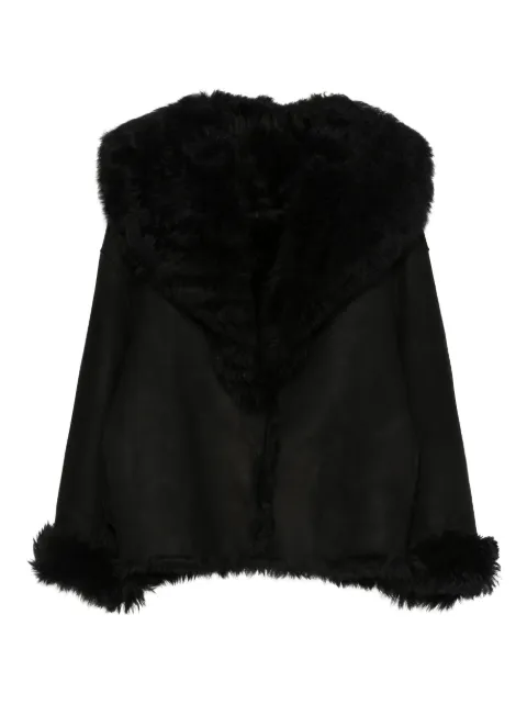 Santoro long-sleeve leather jacket