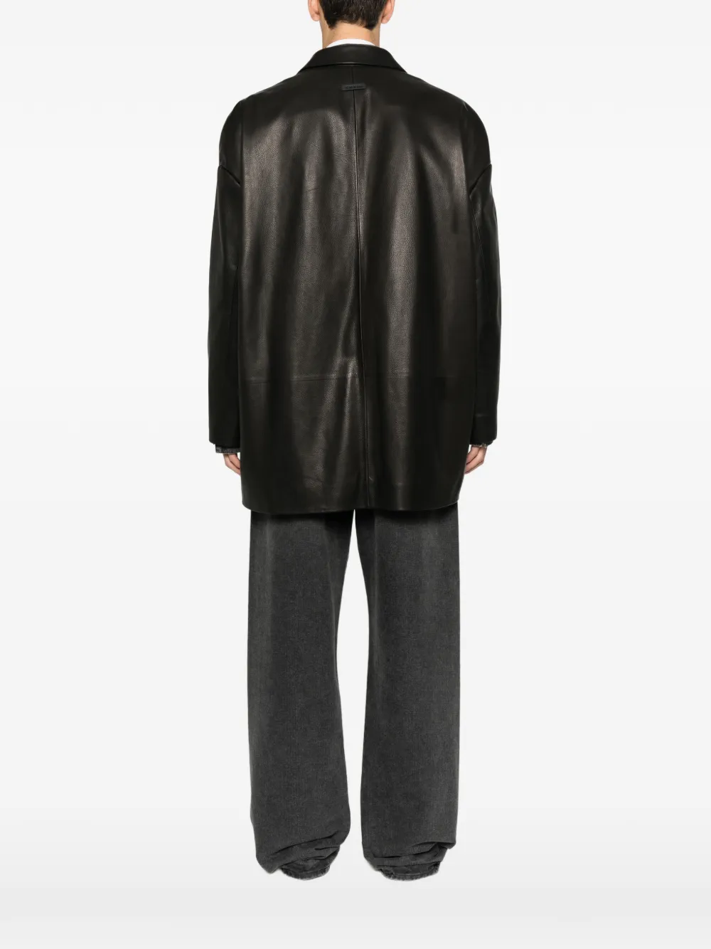 Fear Of God Leren jas Zwart