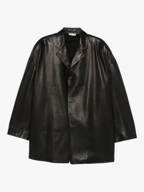 Fear Of God button-up leather coat