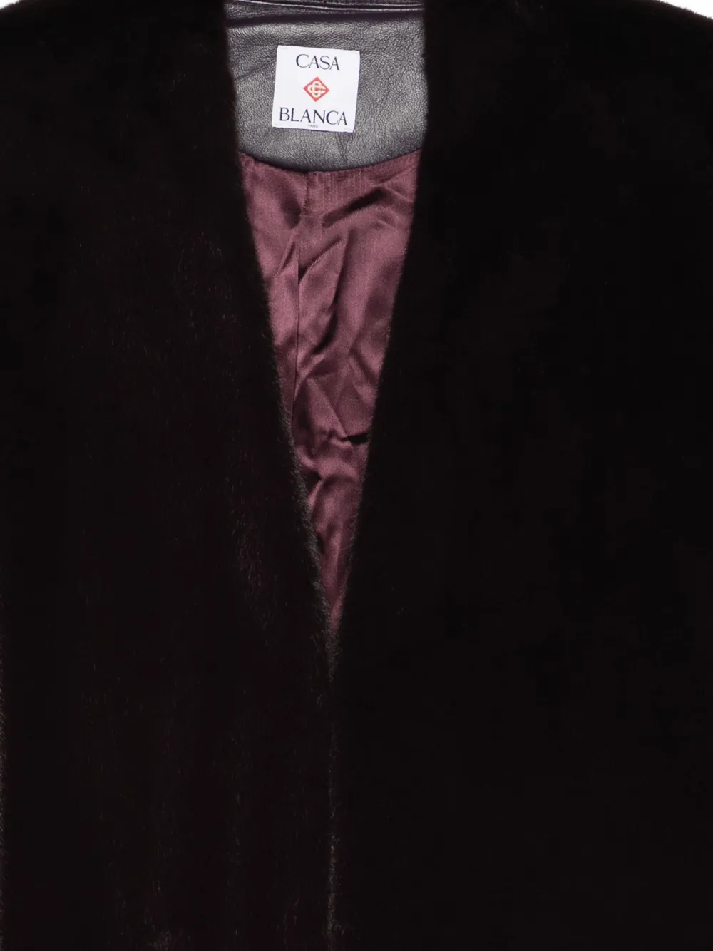 Casablanca Jas met enkele rij knopen Paars