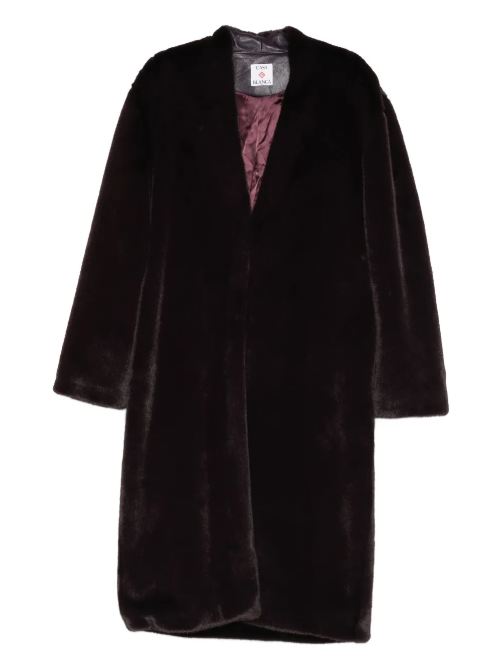 Casablanca single-breasted coat | Purple | Image 1