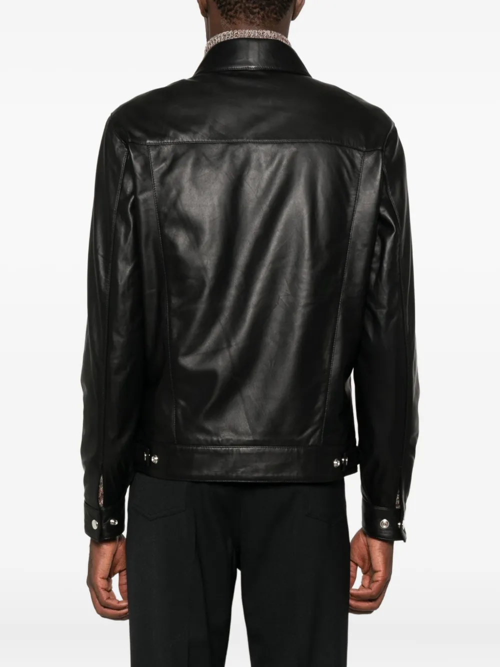 Arma Shirtjack met klepzak en knopen Zwart