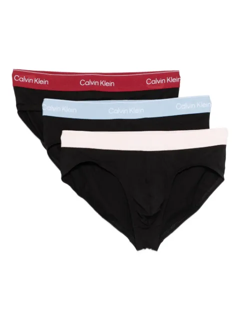 Calvin Klein logo-waistband briefs (pack of three)