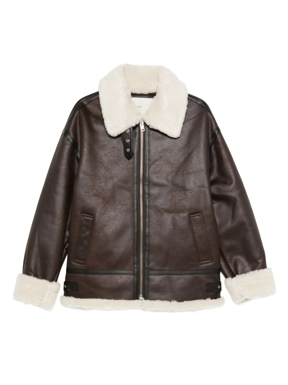 DUNST shearling jacket | Brown | Image 1