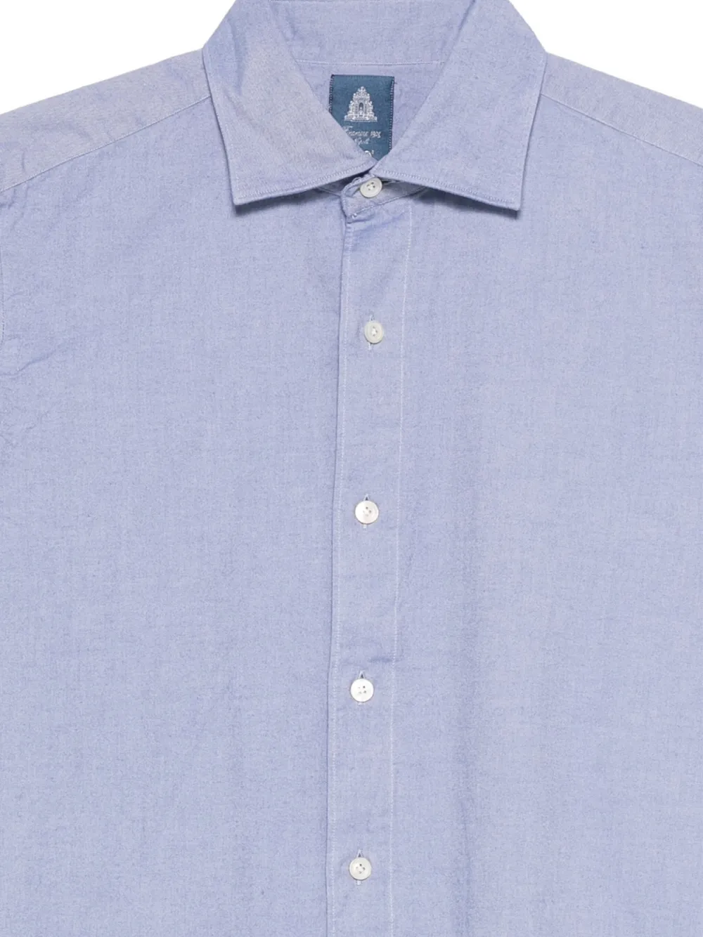 Finamore 1925 Napoli Overhemd Blauw