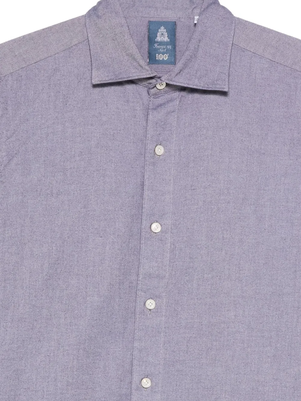 Finamore 1925 Napoli Overhemd Blauw