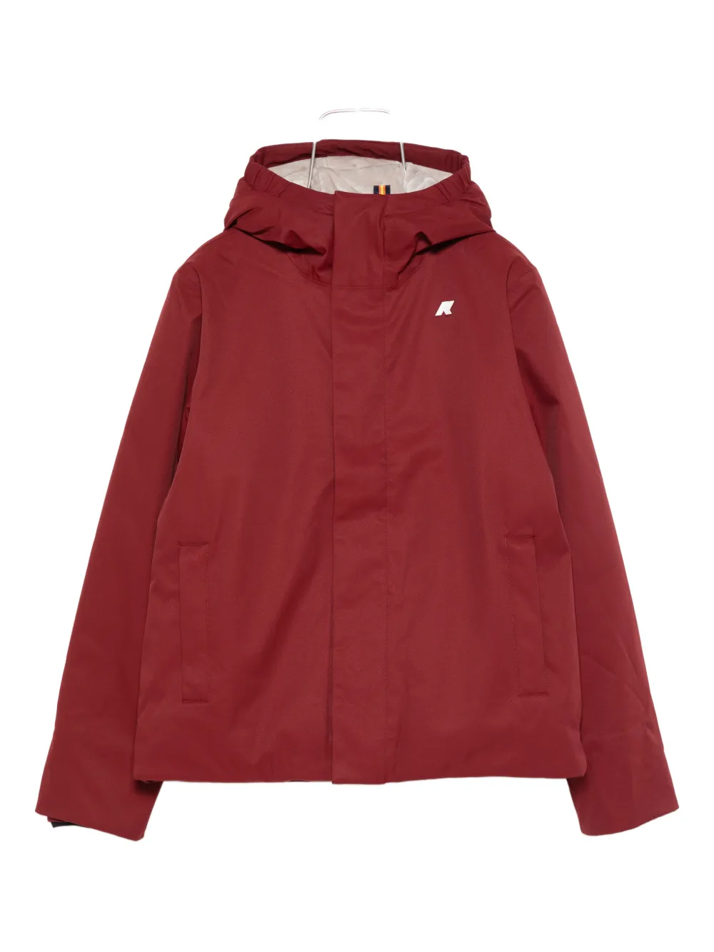 K Way Kids hooded padded jacket - Rosso