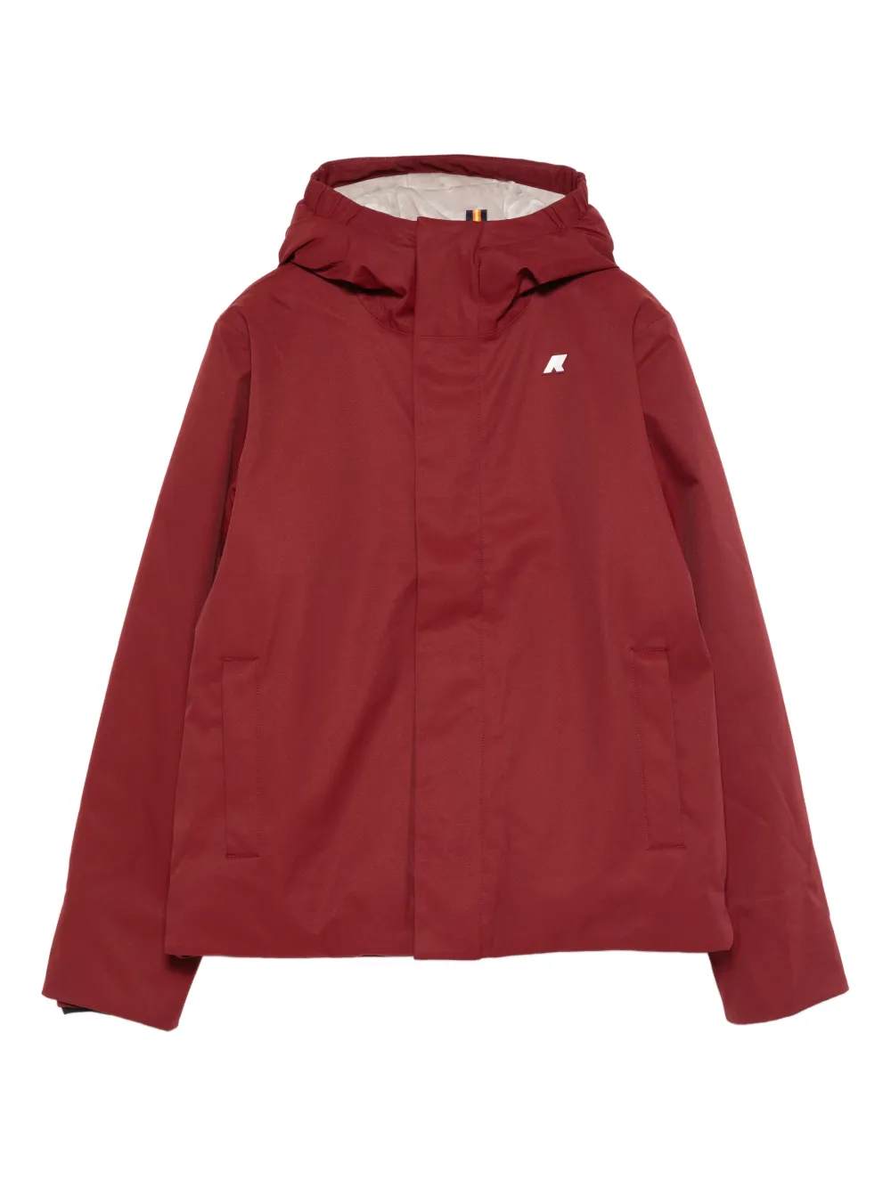 K Way Kids hooded padded jacket | Red | Image 1