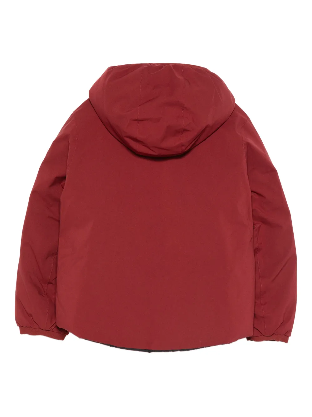 K Way Kids reversible hooded zip-up padded jacket | Teen Padded Jackets | Image 2