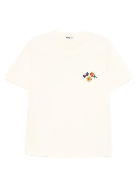 Bally playera de algodón con logo estampado