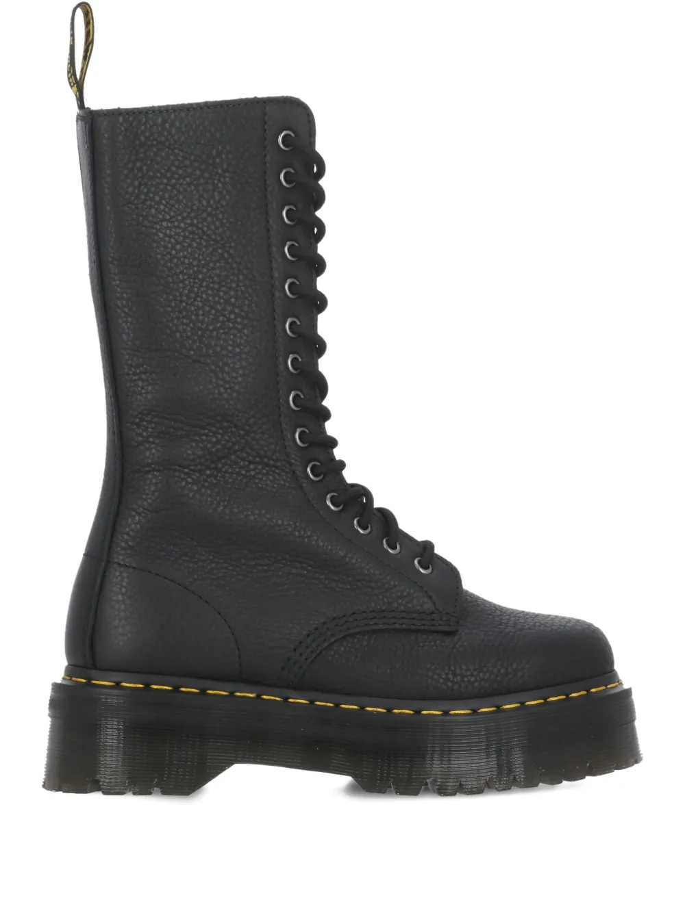 Dr. Martens Lace-up Platform Boots In Black
