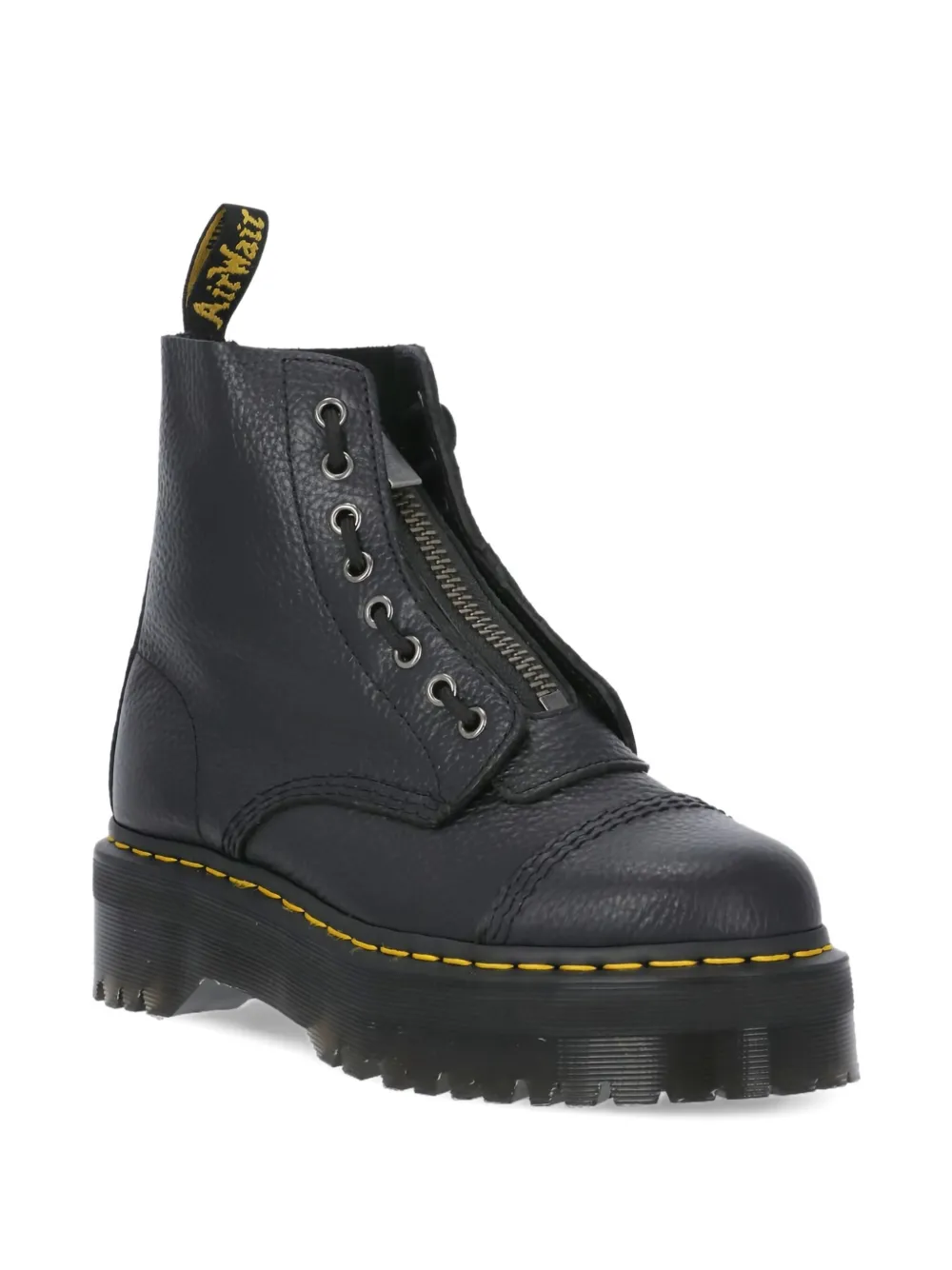 Dr. Martens Sinclair Zip-up Platform Boot In Black