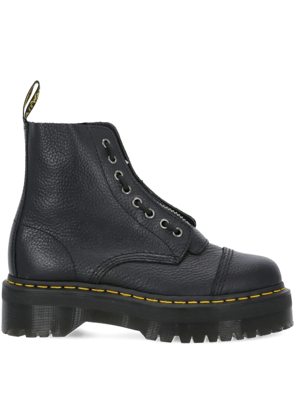Dr. Martens Sinclair Zip-up Platform Boot In Black
