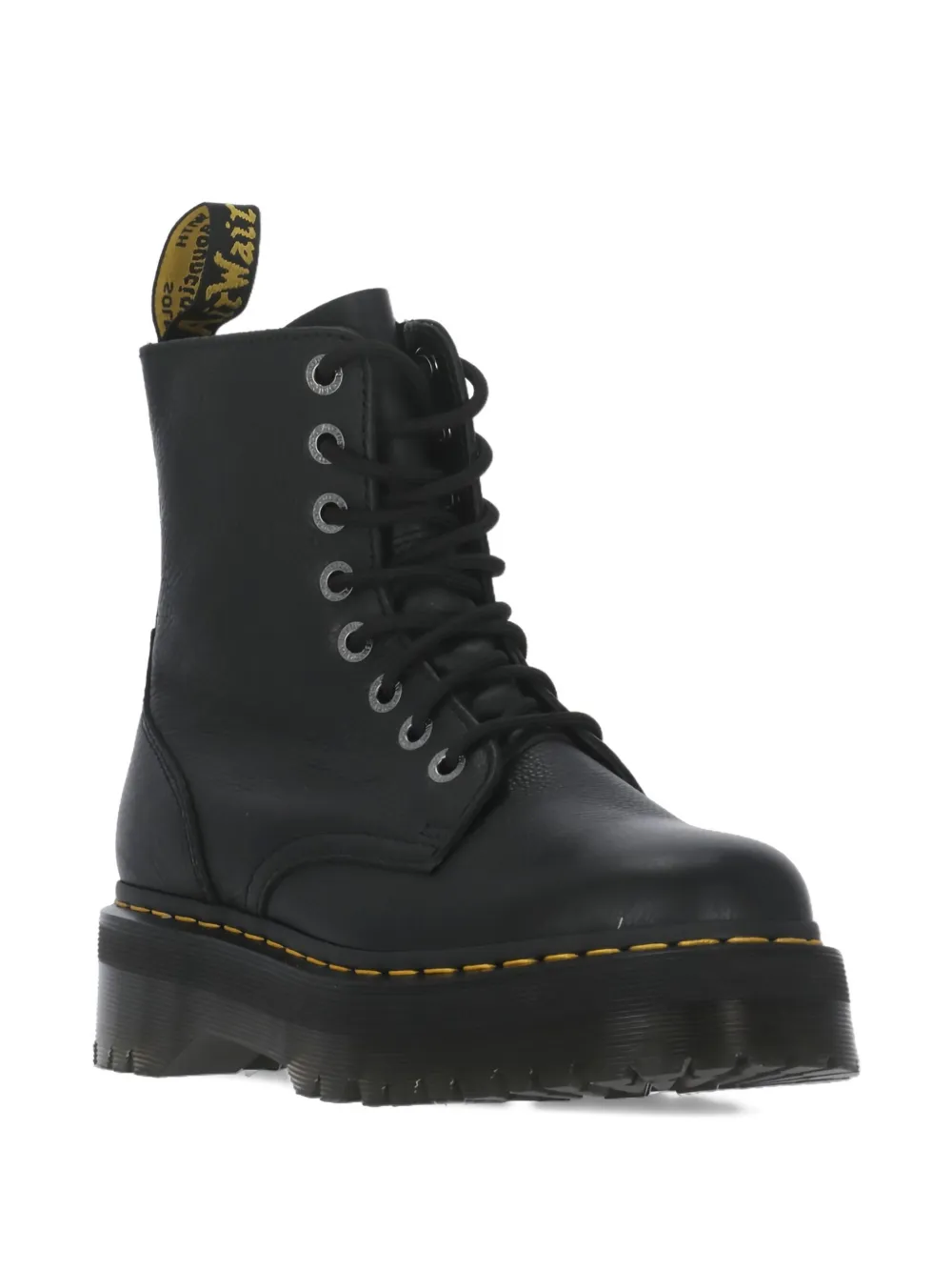 Dr. Martens Jadon Iii Platform Lace-up Boots In Black