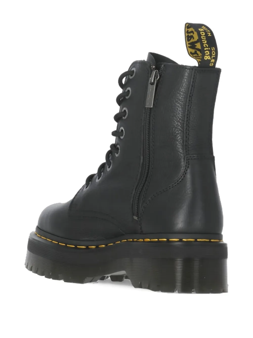 Dr. Martens Jadon Iii Platform Lace-up Boots In Black