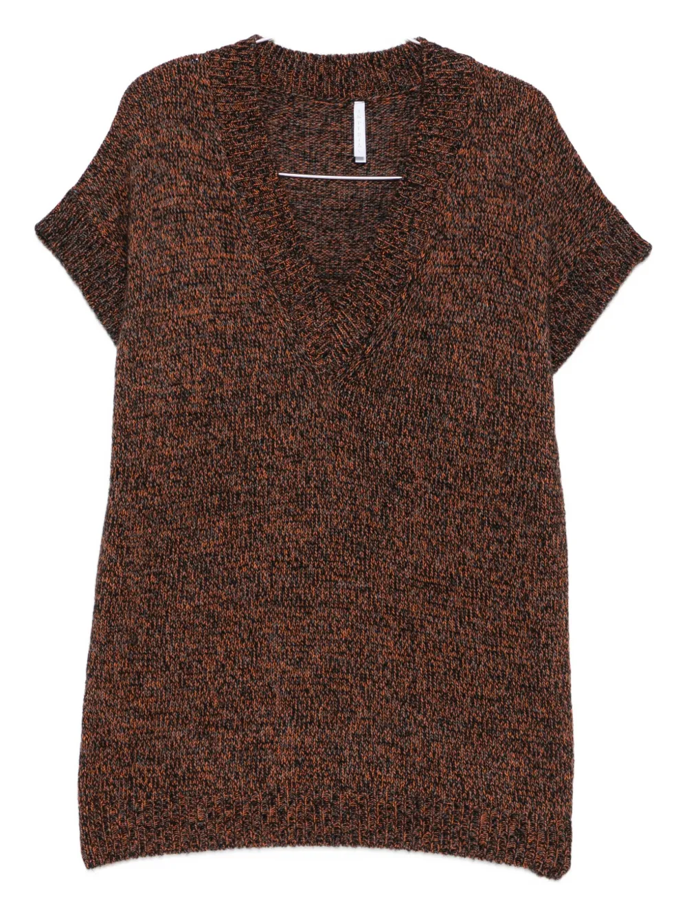 IMPERIAL v-neck T-shirt | Brown | Image 1