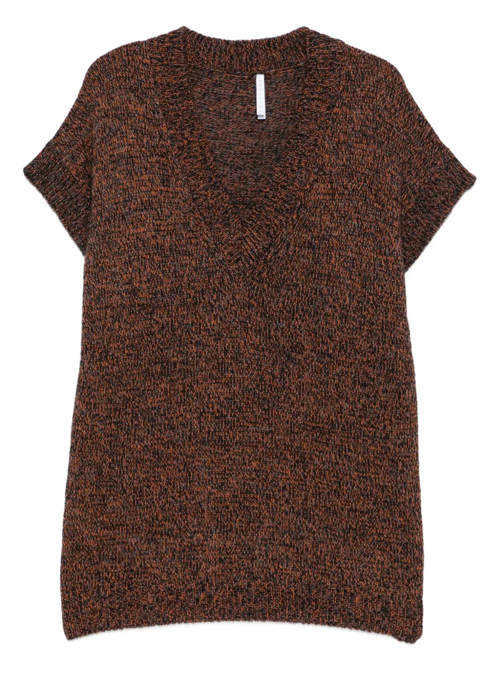 IMPERIAL playera con cuello en V | marrón | Image 1