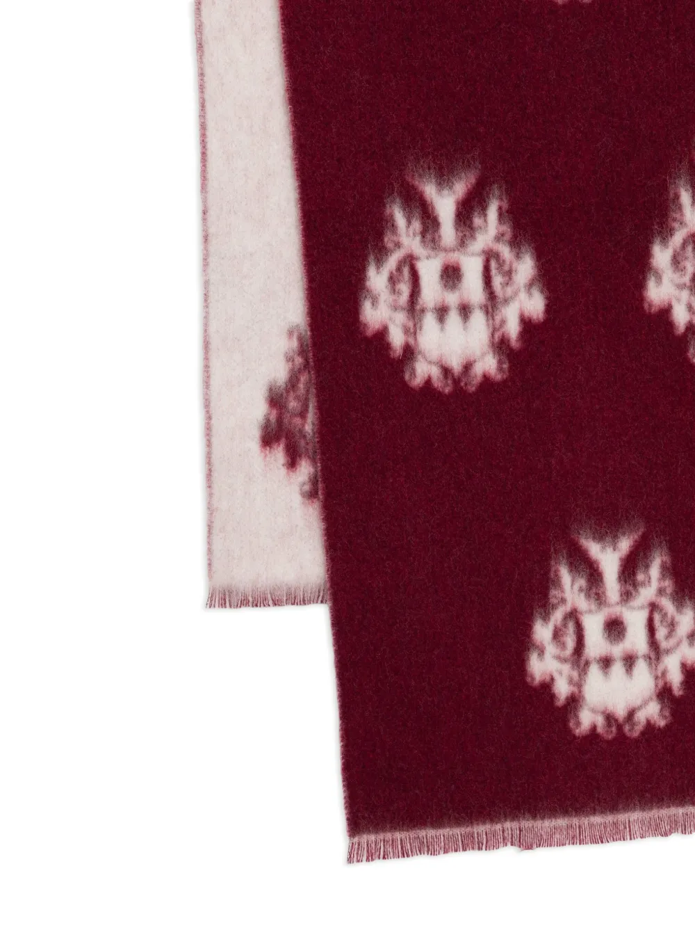 Bally Intarsia sjaal Rood