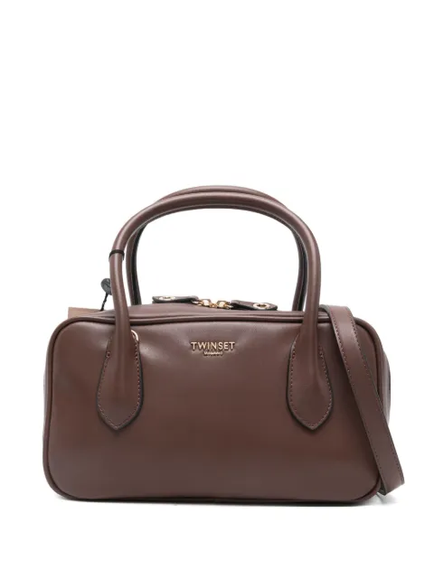 TWINSET logo-lettering tote bag