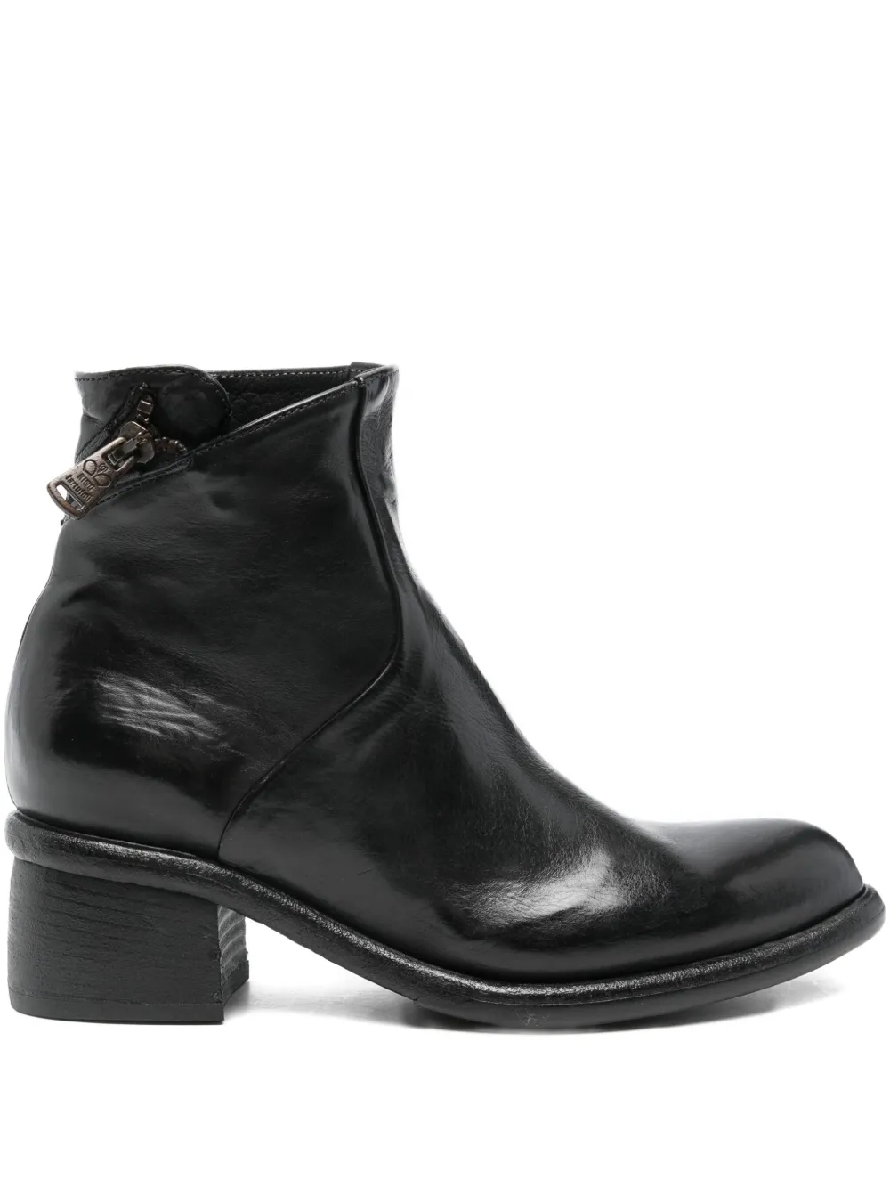 KING TARTUFOLI 50mm zip-detail ankle boots - Nero