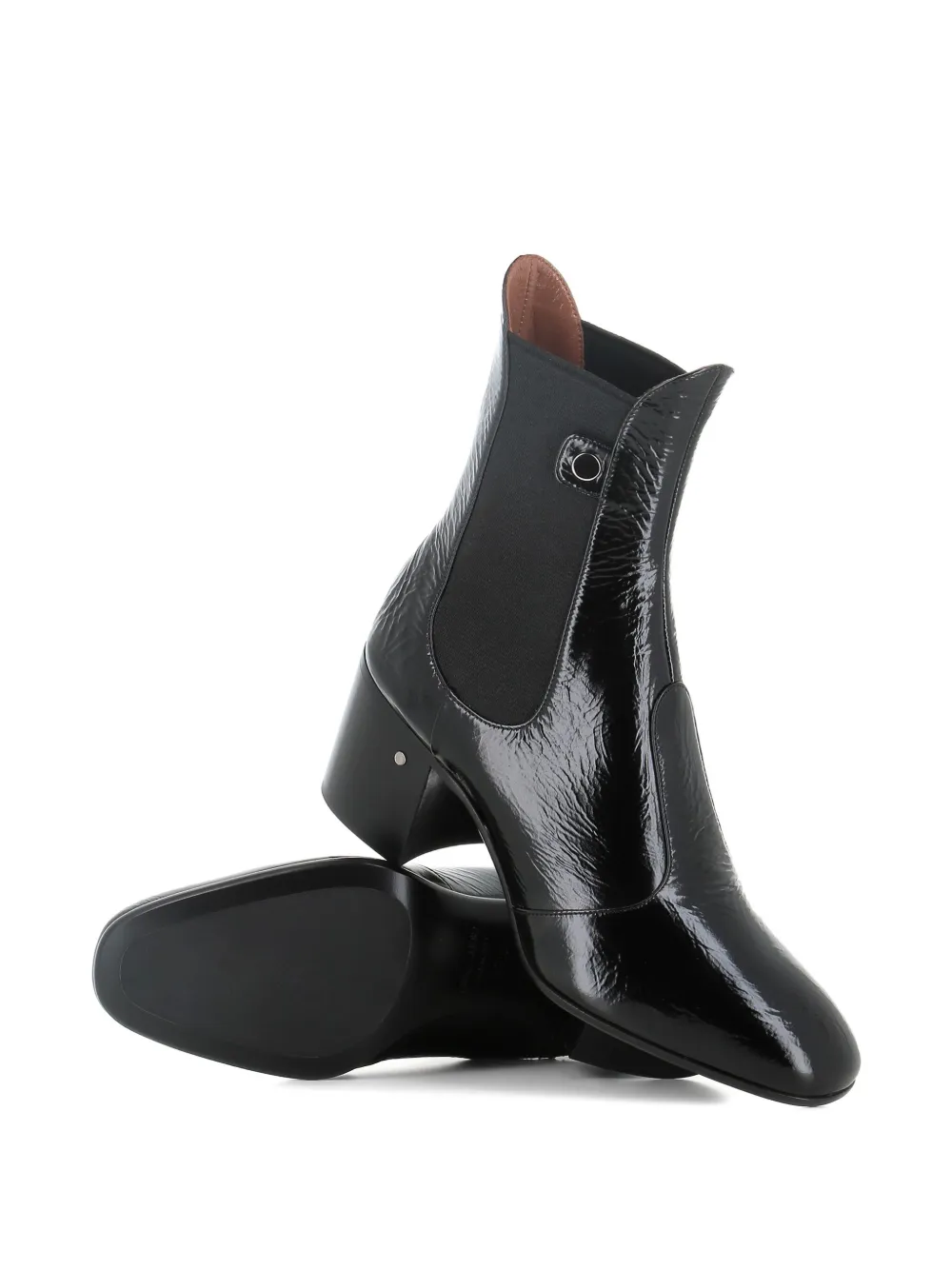 Laurence Dacade 60mm Angie Leather Chelsea Boots In Black