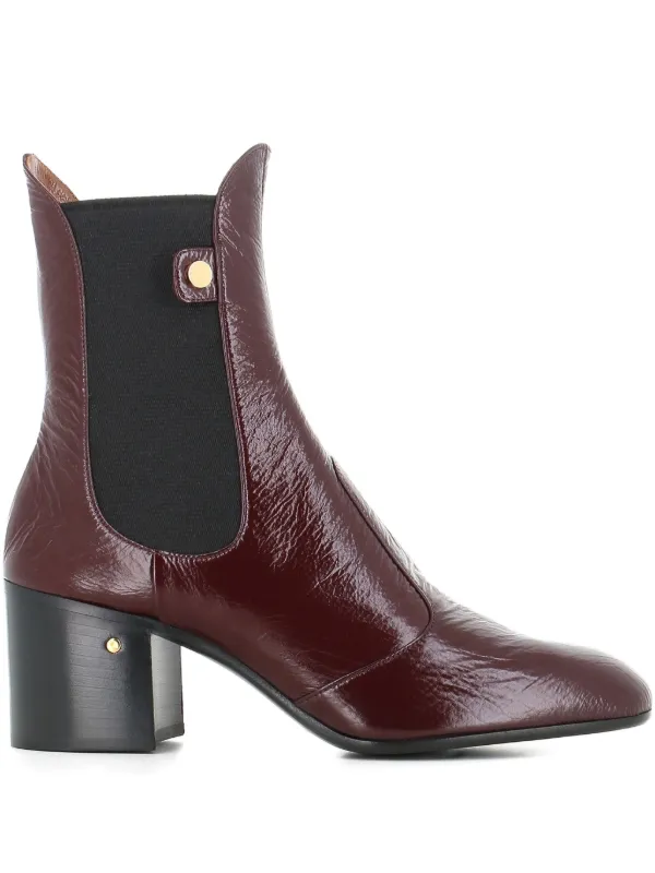 Laurence Dacade Angie レザーアンクルブーツ 60mm | レッド | FARFETCH JP