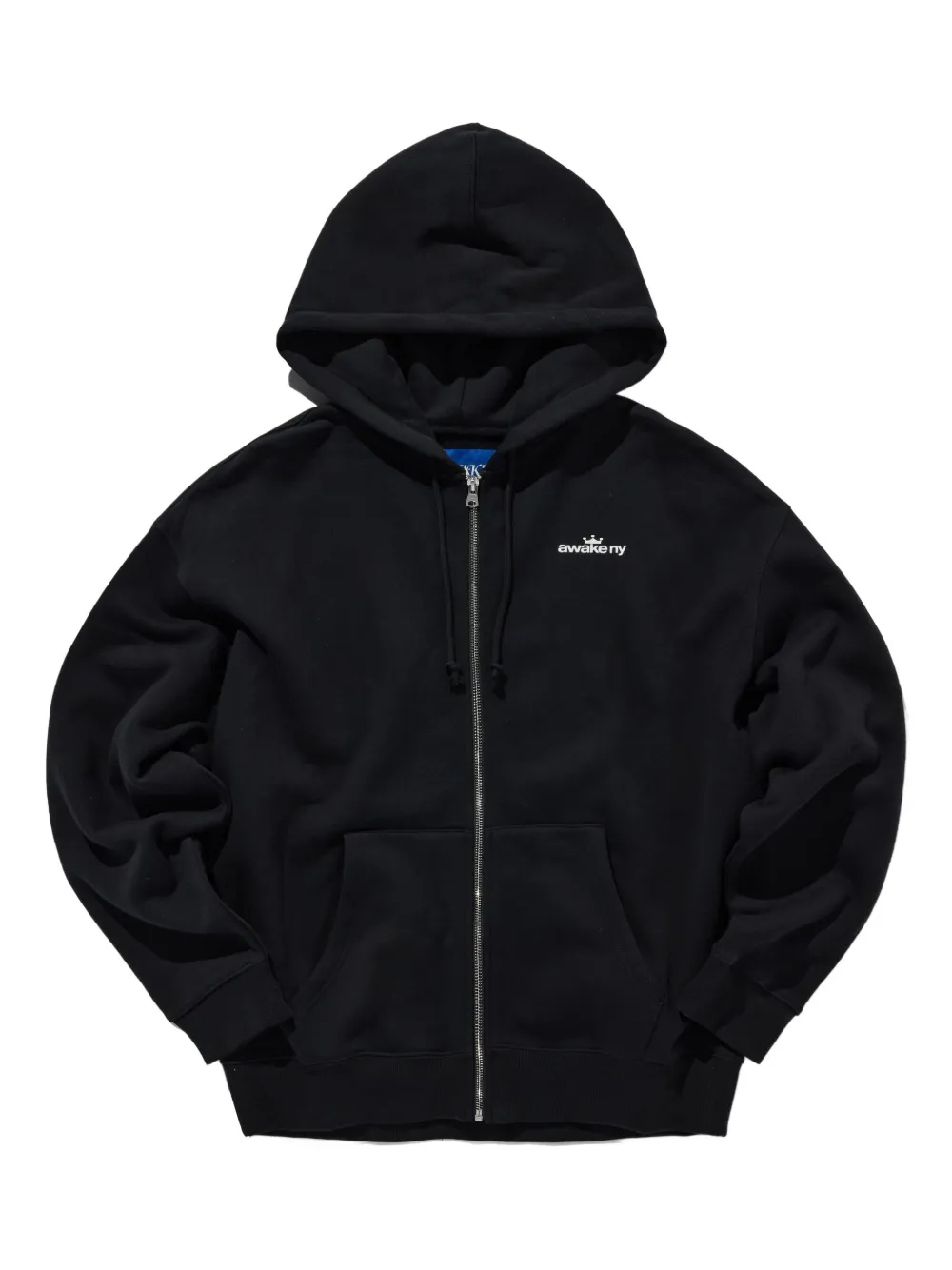 Awake NY Felpa con zip, logo e cappuccio | nero | Image 1