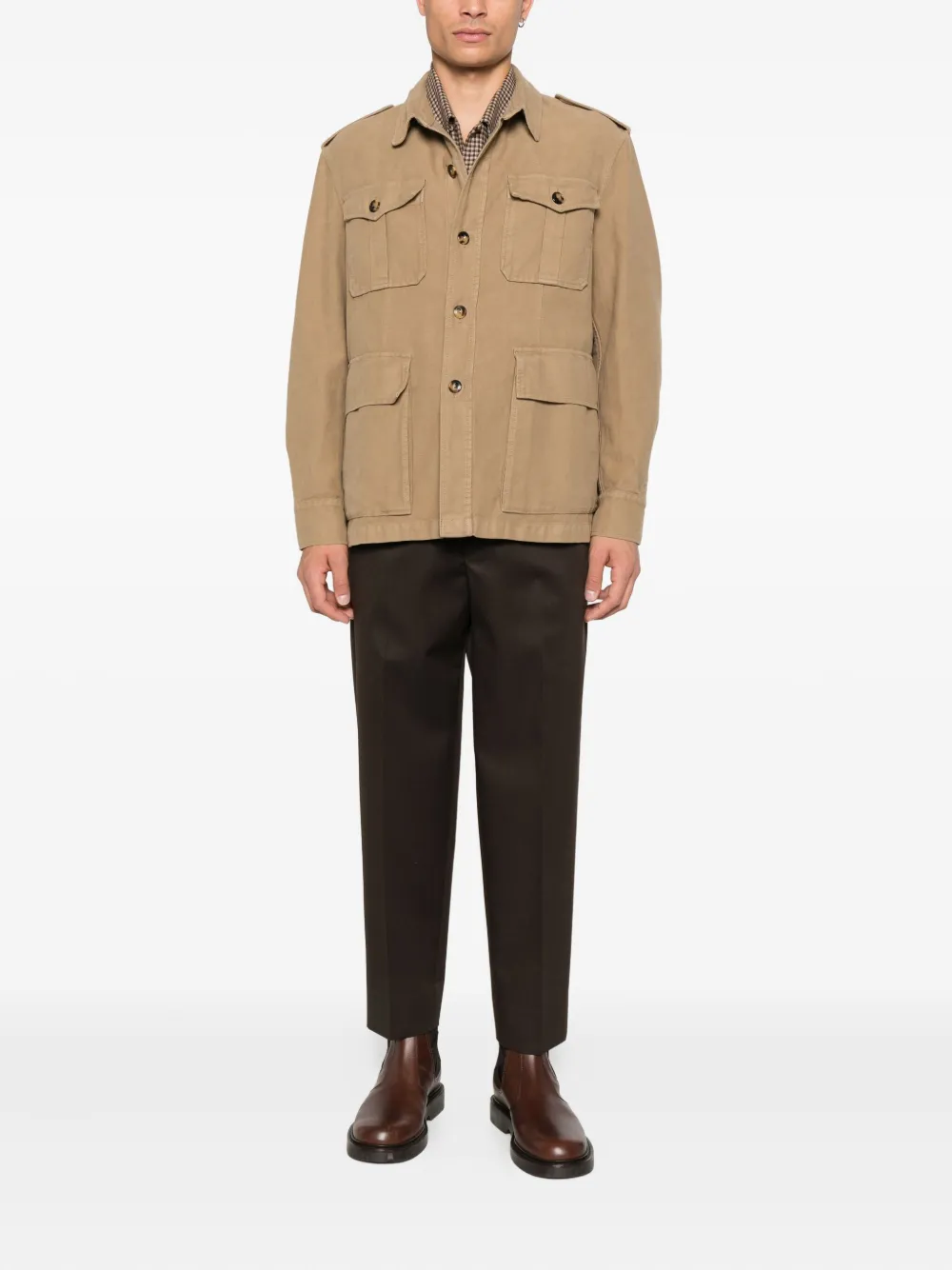 Fortela Sahariana button-fastening jacket | Military Jackets | Image 2