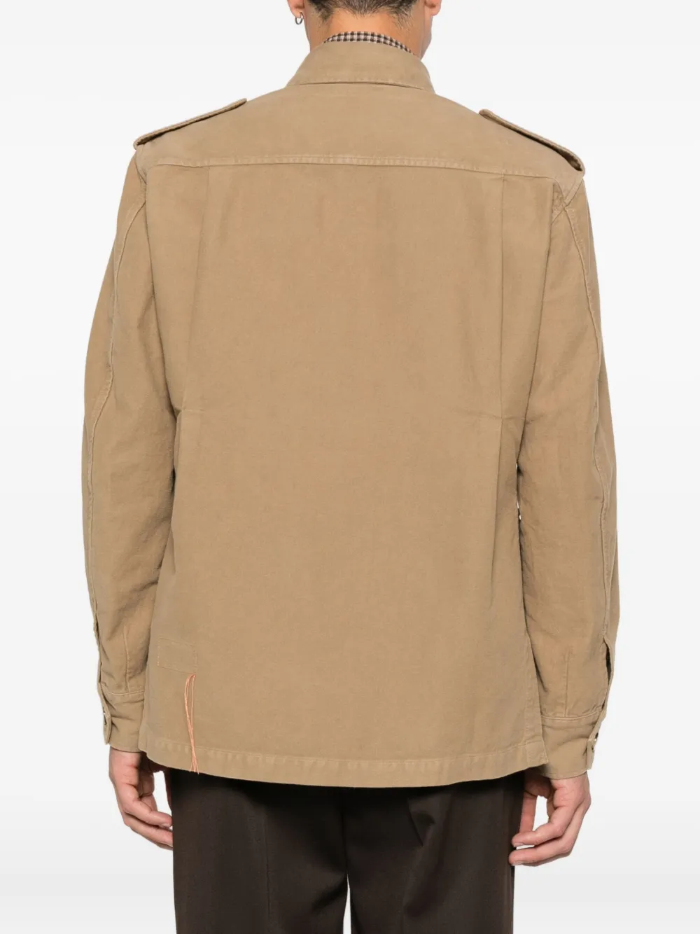 Fortela Sahariana jack met knoopsluiting Beige