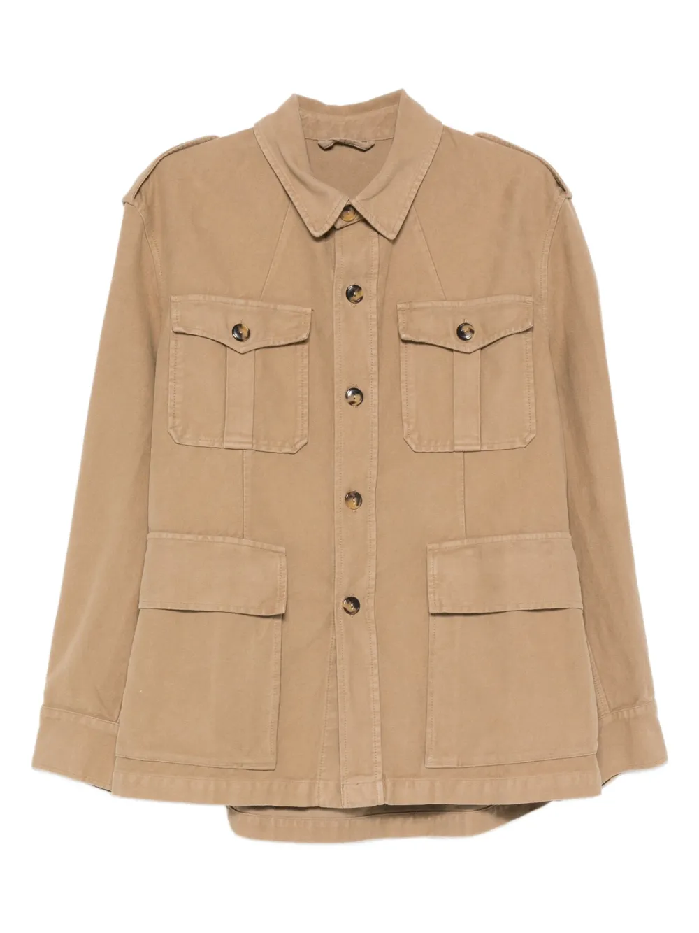 Fortela Sahariana button-fastening jacket | Neutrals | Image 1