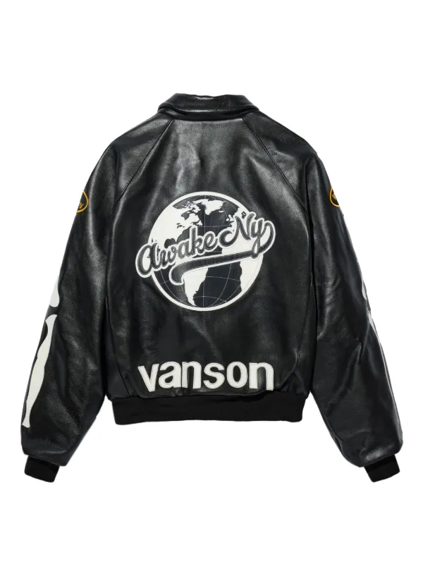 Awake NY Vanson Stadium Team ジャケット | ブラック | FARFETCH JP