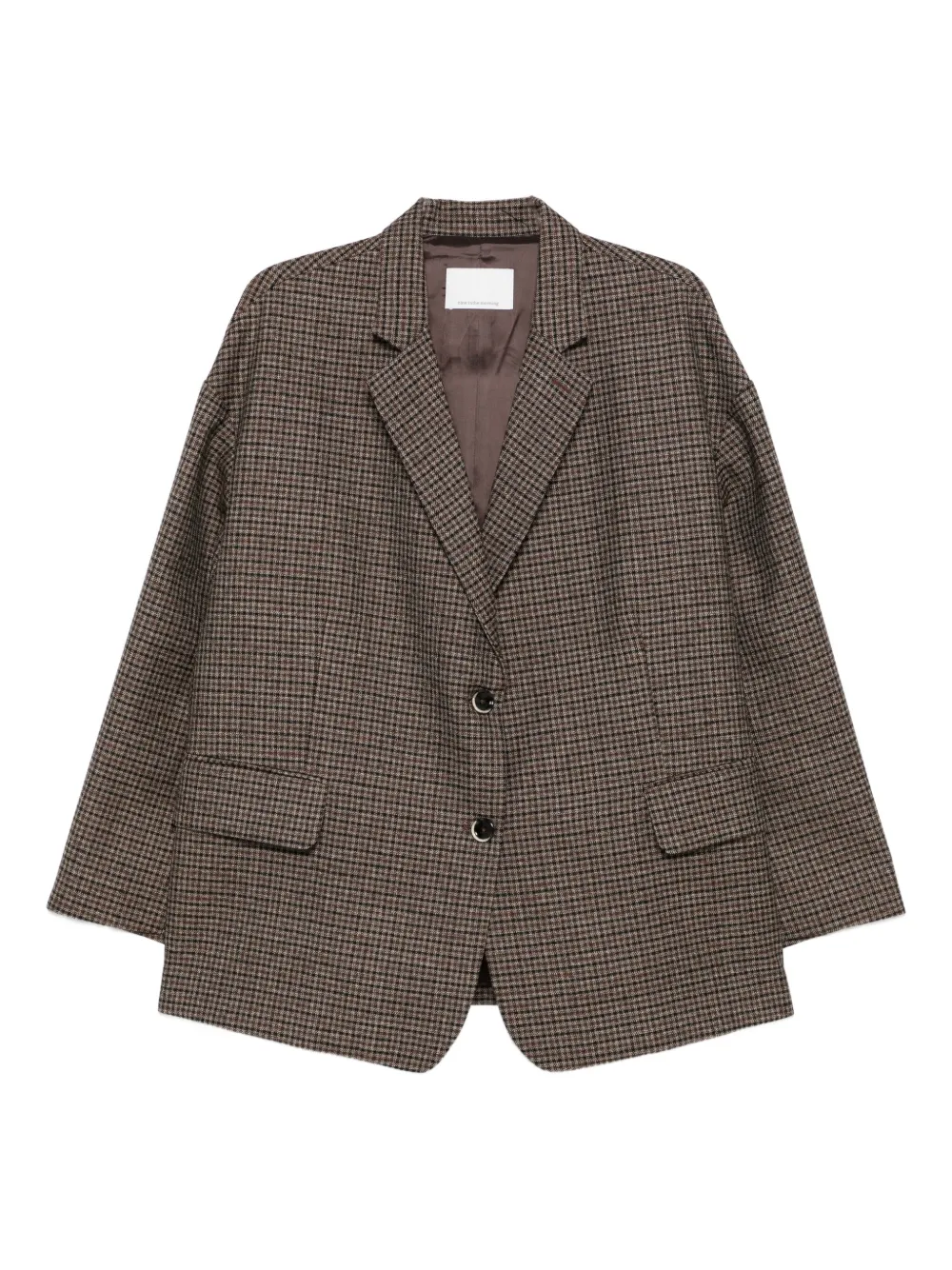 Nine In The Morning pocket check jacket | Brown | Image 1