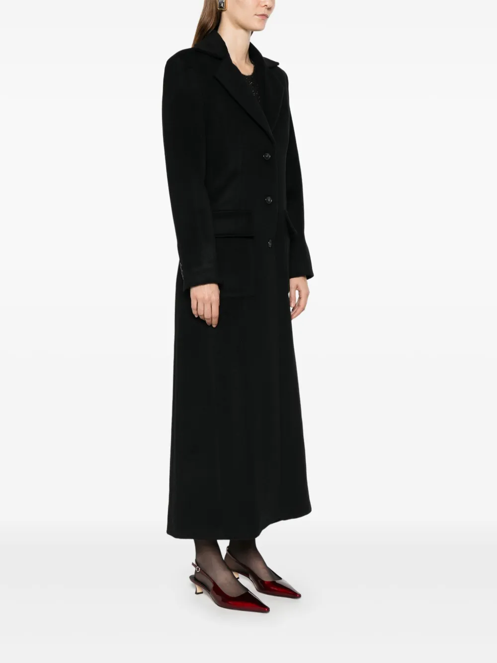 PT Torino Jas met zakken en knopen Zwart