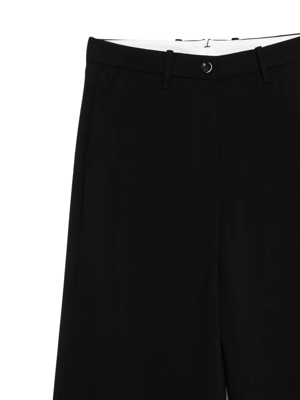 Nine In The Morning Broek met riemlussen Zwart