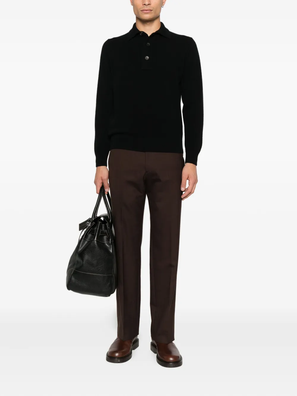 Filippo De Laurentiis buttoned wool sweater | Knitted Sweaters | Image 2